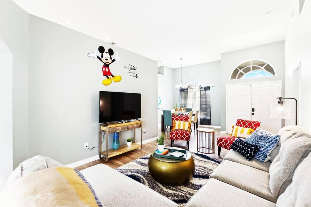 Spacious Disney Themed 5Bed Villa! Private Heated Enclosed Pool/Spa/Bbq! Davenport Extérieur photo