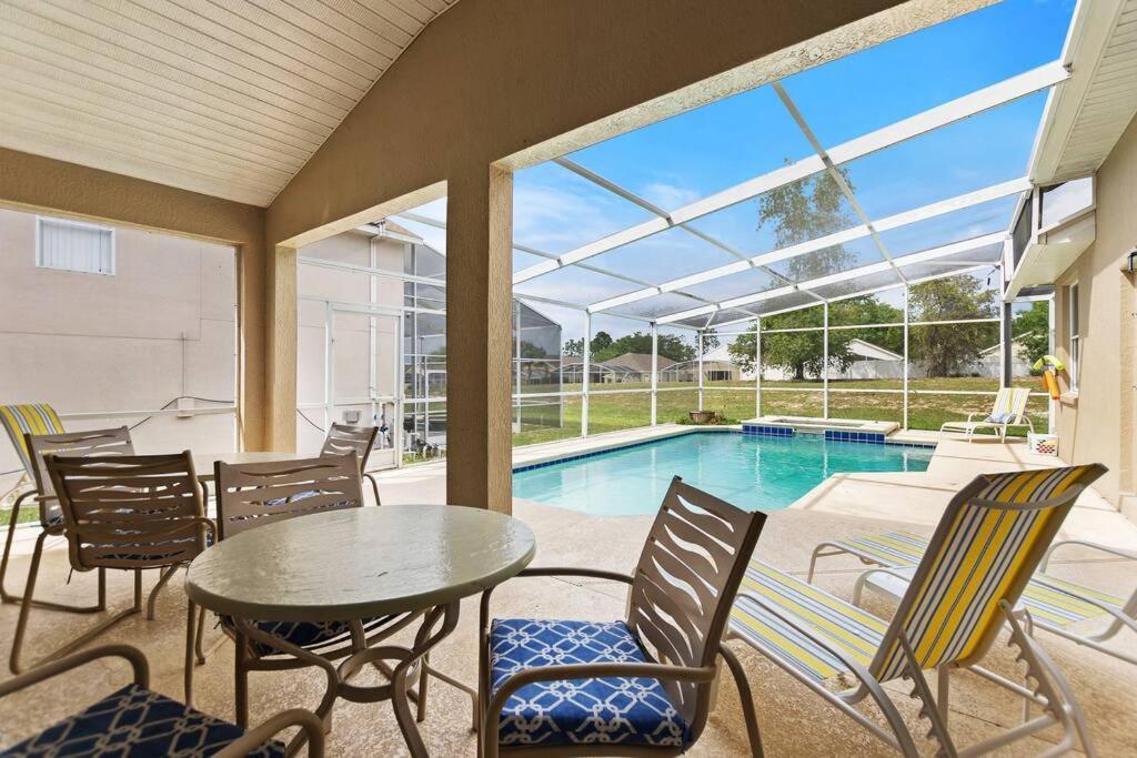 Spacious Disney Themed 5Bed Villa! Private Heated Enclosed Pool/Spa/Bbq! Davenport Extérieur photo