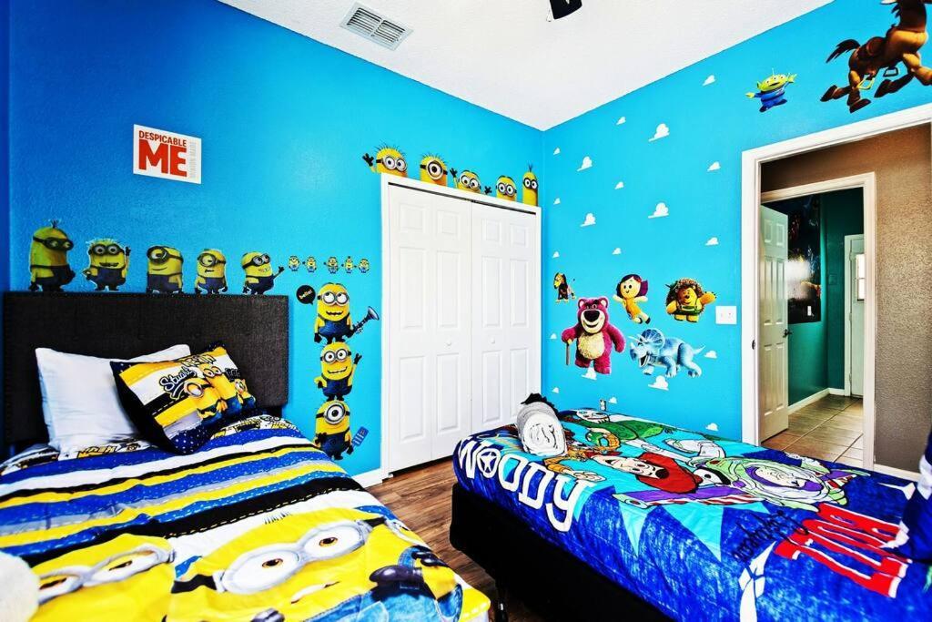Spacious Disney Themed 5Bed Villa! Private Heated Enclosed Pool/Spa/Bbq! Davenport Extérieur photo